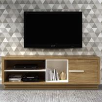 Rack 1 Porta Para Tv 42 Polegadas RA2002 Natural Off White Tecno Mobili