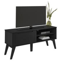 Rack 1 Porta para TV 60 Polegadas Nobres Preto Rack 1 Porta para TV 60 Polegadas Nobres Preto