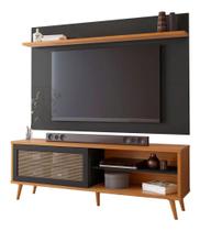 Rack 1175 notável + painel notável 1190 - freijo/preto