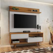 Rack 1180 notável + painel 1185 notável freijó/off