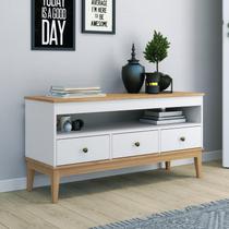 Rack 120cm Colonial X 3 Gavetas Branco