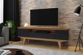 Rack 1,60 de largura íris cam/preto -robel/village