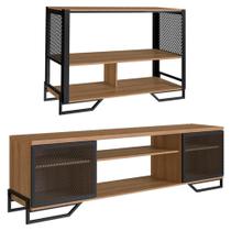 Rack 180 Cm 2 Pt Aparador 130 Cm Industrial 27x21 Mell Preto Pp Preto Mell Rack 180 Cm 2 Pt Aparador 130 Cm Industrial 27x21 Mell Preto Pp Preto Mell