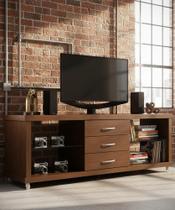 Rack 1,90 x 53 x 61 - Madeira Maciça - Móveis de Gramado - ( Cor Castanho ) Rack 1,90 x 53 x 61 - Madeira Maciça - Móveis de Gramado - ( Cor Castanho )