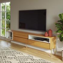 Rack 3 Gavetas 2 Nichos 224cm 100% MDF R425 Basic Dalla Costa