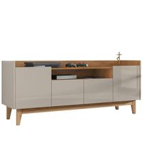 Rack 4 Portas Para TV 60 Polegadas 011071 Off White Cedro DCASA