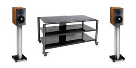 Rack Airon HT-100.03.1 + Rodízio-Pedestal HE Black