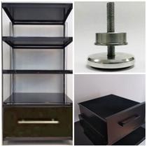 Rack airon ht 50.02 + gaveta g 1946 + 4 sapatas sd-12