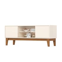 Rack Alure 02 Portas S309 Cinamomo Off White - Henn
