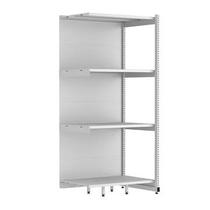 Rack Amapá Fit 60 Continuação 2,02x0,90x0,60 com 4 Bandejas Branco Rack Amapá Fit 60 Continuação 2,02x0,90x0,60 com 4 Bandejas Branco