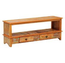 Rack Aparador 1,5 M com 2 Gaveta Madeira de Demolição com Pátina Rack Aparador 1,5 M com 2 Gaveta Madeira de Demolição com Pátina