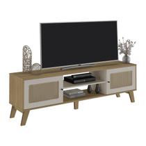 Rack Aparador Bancada Charlotte Para Tv 75 Com Portas Rack Aparador Bancada Charlotte Para Tv 75 Com Portas