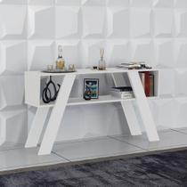 Rack Aparador Buffet para TV até 55” Sala Branco Moderno Rack Aparador Buffet para TV até 55” Sala Branco Moderno