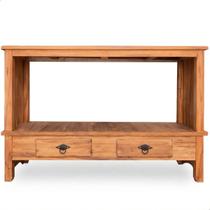 Rack Aparador Santana 1,2M 2 Gavetas Madeira Maciça