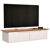 Rack Aparador Suspenso Flex Com 2 Portas Flop Off White/freijó