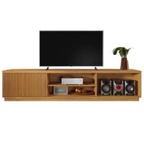 Rack Arezzo Mavaular 180cm para TV até 75 Polegadas 2 Portas Cor Naturale