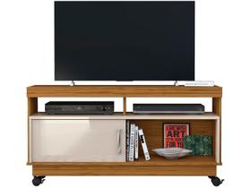 Rack Artur para TV de até 50 polegadas - NATURALE / OFF WHITE - Madetec