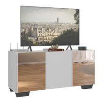 Rack Até 32 Polegadas Com Espelhos Mp1079 Branco preto