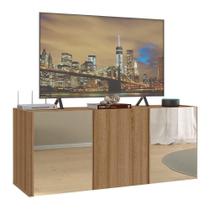 Rack Até 32 Polegadas Suspenso Com Espelhos Mp1077 Rustic Rustic