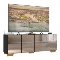 Rack Até 50 Polegadas Com Espelhos Mp1083 Preto natural