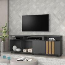 Rack Atraente Candian Jcm Movelaria Grafite Com Noronha