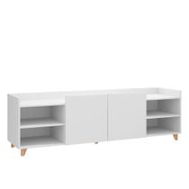 Rack Aurora para TV de até 40 com 4 Nichos - Branco