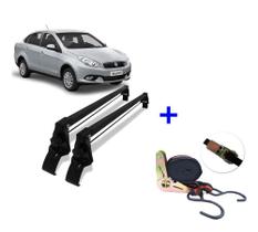 Rack Bagageiro de Teto e Cinta Carga Grand Siena 2012 até 2019