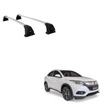 Rack Bagageiro de Teto Kiussi Emilia Honda HRV 2015 A 2021 em alumínio Antifurto com chave Rack Bagageiro de Teto Kiussi Emilia Honda HRV 2015 A 2021 em alumínio Antifurto com chave