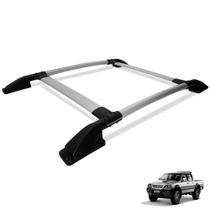 Rack Bagageiro Teto L200 Sport 2004 a 2012 Tubolar Prata Rack Bagageiro Teto L200 Sport 2004 a 2012 Tubolar Prata