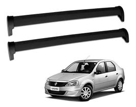 Rack Bagageiro Teto Renault Logan 2007 Á 2012 Cor Preto