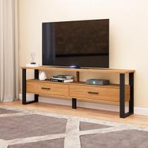 Rack Bancada 1,80m Para Tv Industrial Dalla Costa 100% Mdf Rack Bancada 1,80m Para Tv Industrial Dalla Costa 100% Mdf