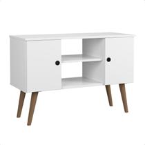 Rack Bancada 2 Porta para Sala Tv 32 Polegadas Com Pé Viena
