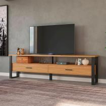 Rack Bancada 220cm TV Industrial Dalla Costa 100% Mdf