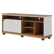 Rack Bancada Ambiente Jurerê 1.5 Freijó Off White Matte - Colibri