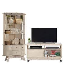 Rack Bancada Artur com Cristaleira Moss Calacata Off White - Madetec Rack Bancada Artur com Cristaleira Moss Calacata Off White - Madetec