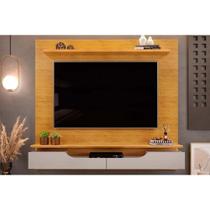 Rack Bancada c/ Painel p/ TV até 60 Pol Levi Prateleiras 160x146cm Cedro/Bali - DJ Móveis Rack Bancada c/ Painel p/ TV até 60 Pol Levi Prateleiras 160x146cm Cedro/Bali - DJ Móveis