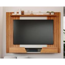 Rack Bancada c/ Painel p/ TV até 70 Pol Santiago 2 Portas 180x135cm Cinamomo/Off White - Permóbili