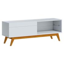 Rack Bancada Classic 1 Gaveta 1.4 Branco Acetinado - Imcal Rack Bancada Classic 1 Gaveta 1.4 Branco Acetinado - Imcal