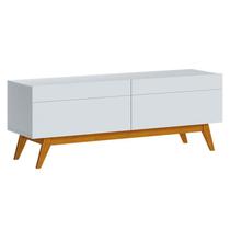 Rack Bancada Classic 2 Gavetas 1.4 Branco Acetinado - Imcal Rack Bancada Classic 2 Gavetas 1.4 Branco Acetinado - Imcal