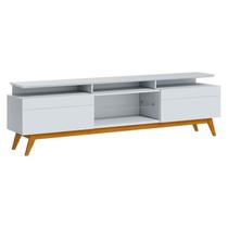 Rack Bancada Classic 2 Gavetas com Nicho 1.8 Branco Acetinado - Imcal Rack Bancada Classic 2 Gavetas com Nicho 1.8 Branco Acetinado - Imcal
