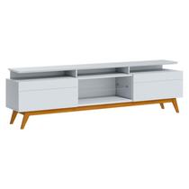 Rack Bancada Classic 2 Gavetas com Nicho 2.2 Branco Acetinado - Imcal Rack Bancada Classic 2 Gavetas com Nicho 2.2 Branco Acetinado - Imcal