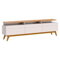 Rack Bancada Classic 3 Gavetas Com Nicho 2.2 Off White Nature - Imcal Rack Bancada Classic 3 Gavetas Com Nicho 2.2 Off White Nature - Imcal