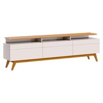 Rack Bancada Classic 3 Gavetas com Nicho 2.2 Off White Nature - Imcal Rack Bancada Classic 3 Gavetas com Nicho 2.2 Off White Nature - Imcal