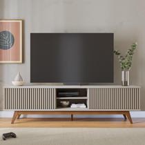 Rack Bancada com 4 Portas Ripadas Fortaleza