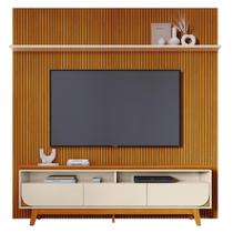 Rack Bancada com Painel Luna para TV até 75” - Madetec Rack Bancada com Painel Luna para TV até 75” - Madetec