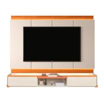 Rack Bancada Com Painel Para Tv De Até 70 Em Mdf Com Led Hile Off White-jequitiba Rack Bancada Com Painel Para Tv De Até 70 Em Mdf Com Led Hile Off White-jequitiba