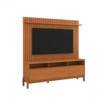 Rack Bancada Com Painel Para Tv De Até 70 Em Mdf França Jequitiba