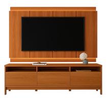 Rack Bancada Com Painel Para Tv De Até 75 Em Mdf Line Jequitiba Rack Bancada Com Painel Para Tv De Até 75 Em Mdf Line Jequitiba