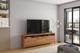 Rack Bancada Com Pés Madeira Tv Sala de estar Elegance 1,83 Lukaliam