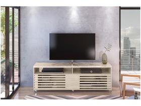 Rack Bancada Cross 1,82m para TV até 65 Polegadas Calacata / Off White - Madetec